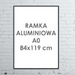Rama aluminiowa ALU G3 A0 84×119 cm