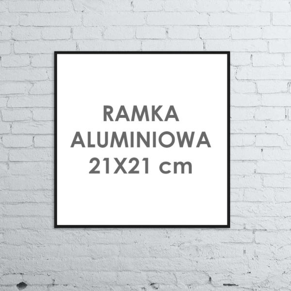 Rama aluminiowa kwadratowa ALU G3 21x21 cm