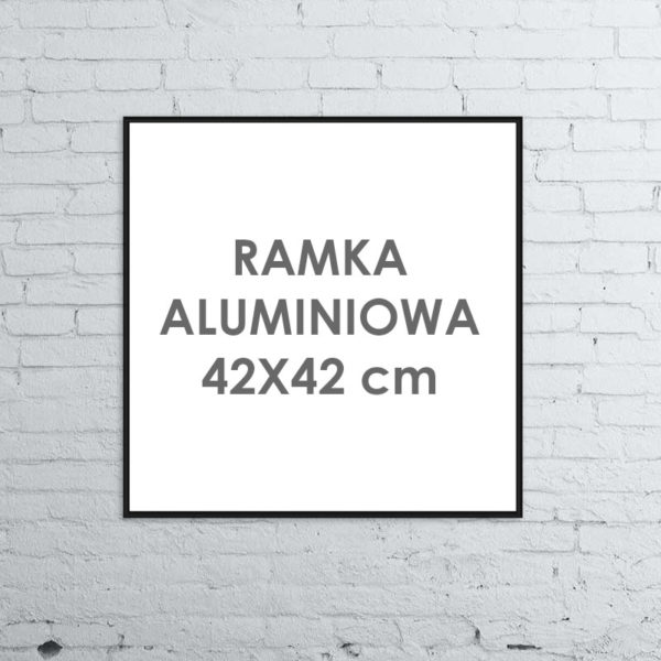 Rama aluminiowa kwadratowa ALU G3 42x42 cm