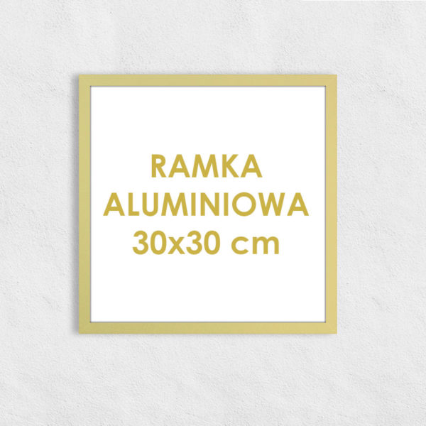 Rama aluminiowa kwadratowa ALU F5 30x30 cm