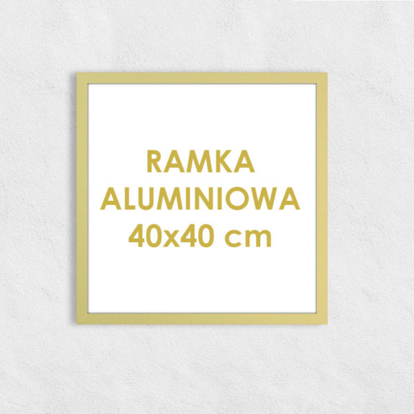 Rama aluminiowa kwadratowa ALU F5 40x40 cm