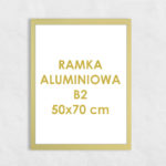 Rama aluminiowa prostokątna ALU F5 B2 50x70 cm