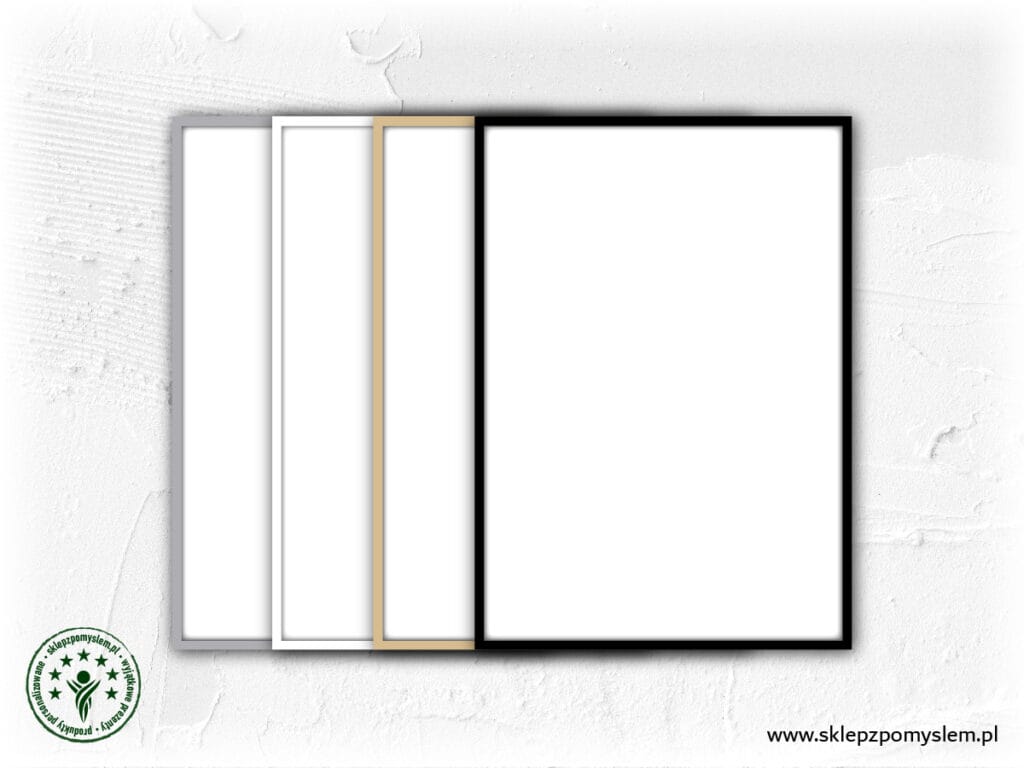 Rama aluminiowa slim (G3) - prostokąt