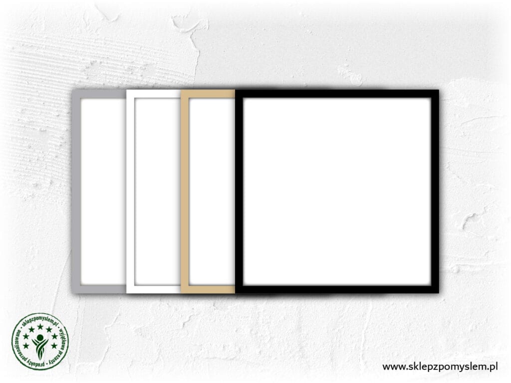 Rama aluminiowa wide (F5) - kwadrat