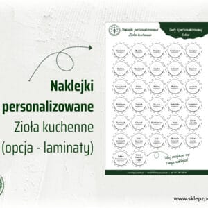 Naklejki personalizowane - Zioła kuchenne 1