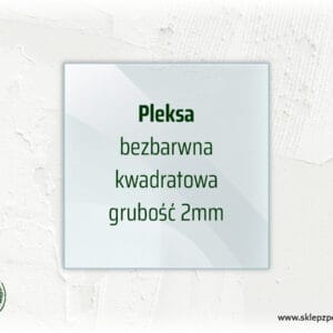 Pleksa do ram aluminiowych - kwadrat